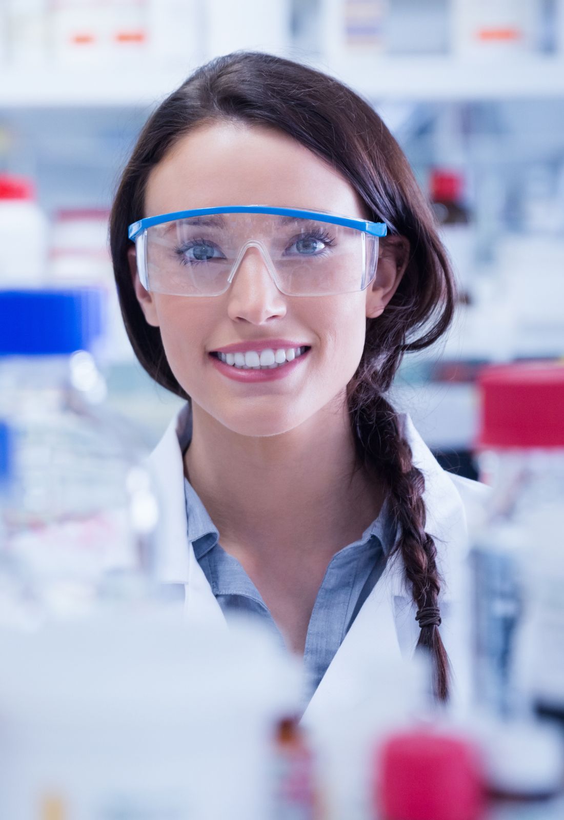 Happy scientist